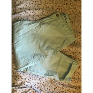 Gap Girlfriend Khaki Cropped light blue size 6R